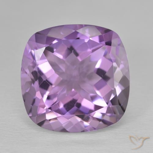 13.03ct Naturale Viola medio Ametista, Cuscino, VVS