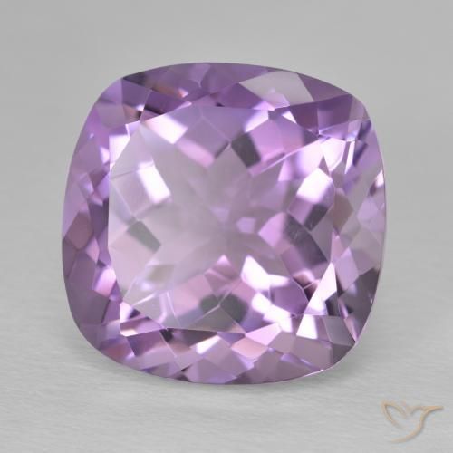 Ametista Viola medio naturale da 13.03 ct, Cuscino, VVS