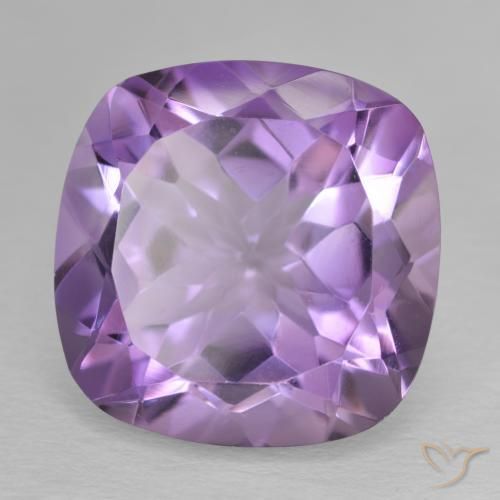 Ametista Viola medio naturale da 15.12 ct, Cuscino, VVS