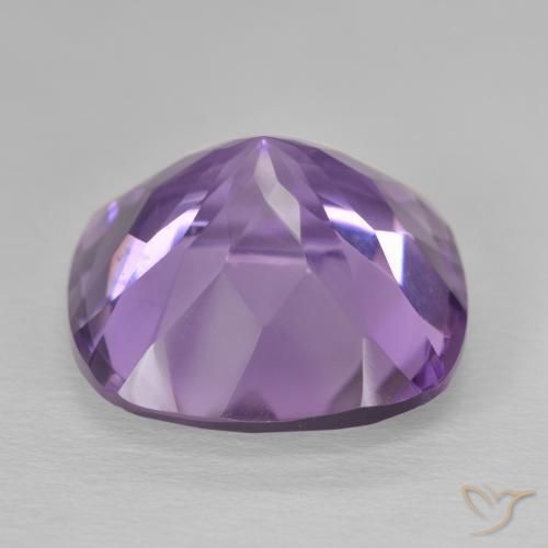 Ametista Viola medio naturale da 15.12 ct, Cuscino, VVS