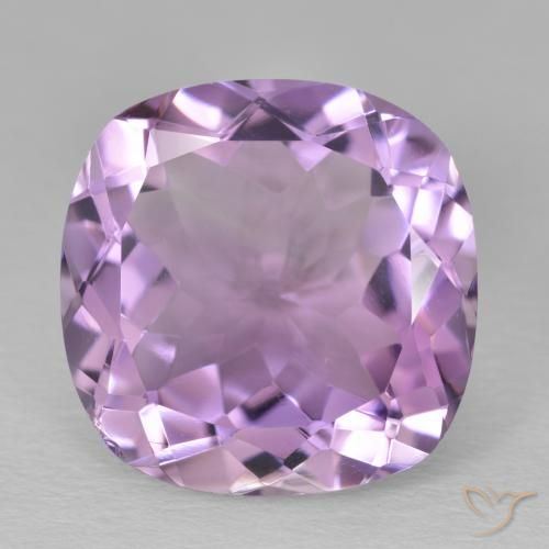 13.67ct Naturale Viola tendente al rosa Ametista, Cuscino, VVS