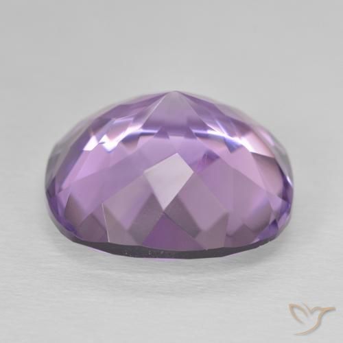 Ametista Viola tendente al rosa naturale da 13.67 ct, Cuscino, VVS