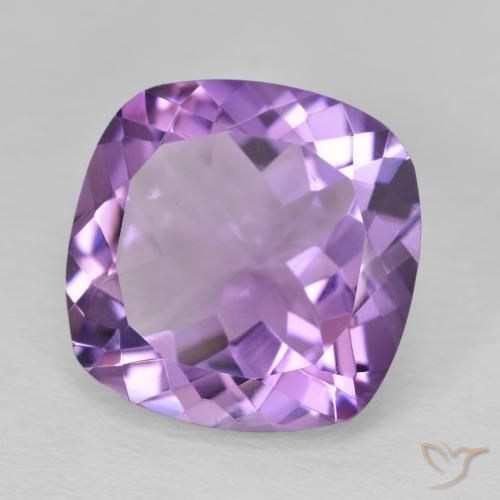 Ametista Viola scuro naturale da 10.30 ct, Cuscino, VVS