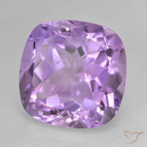 Ametista Deep Iris Violetta naturale da 13.53 ct, Cuscino, VVS
