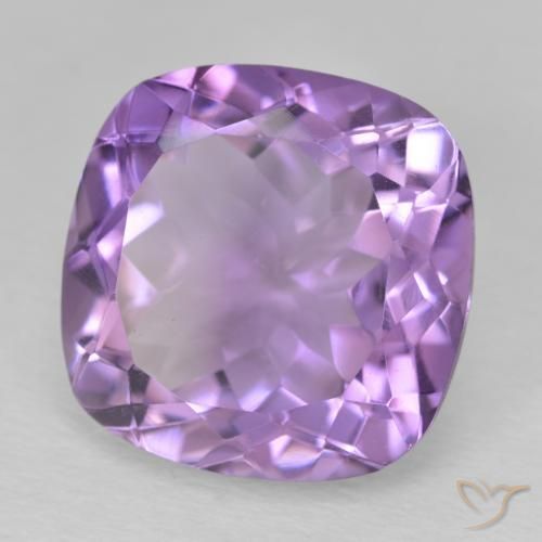 Ametista Viola medio naturale da 13.06 ct, Cuscino, VS