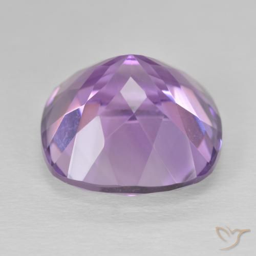 Ametista Viola tendente al rosa naturale da 12.93 ct, Cuscino, VVS