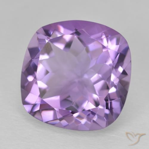 Ametista Viola scuro naturale da 11.56 ct, Cuscino, VVS-VS