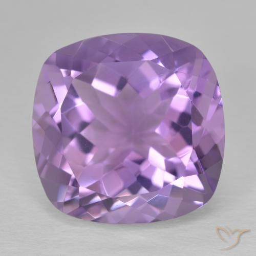 12.86ct Naturale Iris Violetta Ametista, Cuscino, VVS-VS