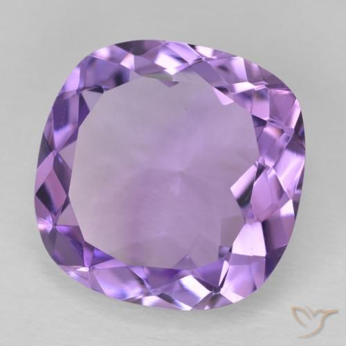 Ametista Viola medio naturale da 12.20 ct, Cuscino, VVS-VS