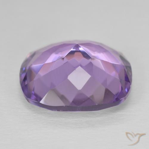 Ametista Viola medio naturale da 12.20 ct, Cuscino, VVS-VS