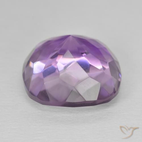 Ametista Viola rosa medio naturale da 13.19 ct, Cuscino, VVS
