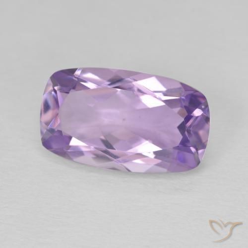 Ametista Viola scuro naturale da 5.56 ct, Cuscino, VVS