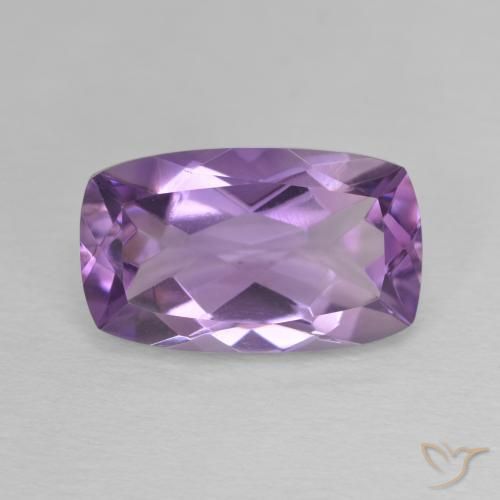 5.80ct Naturale Viola scuro Ametista, Cuscino, VVS