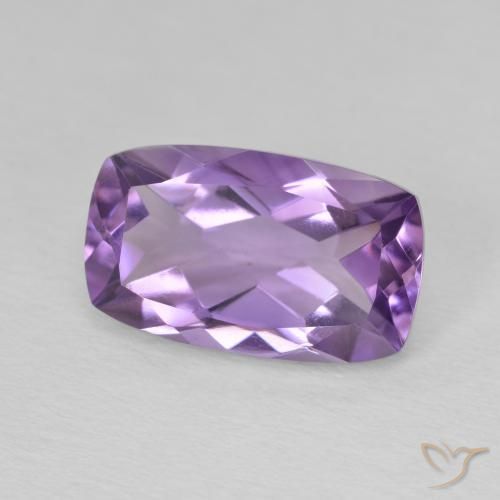 Ametista Viola scuro naturale da 5.80 ct, Cuscino, VVS