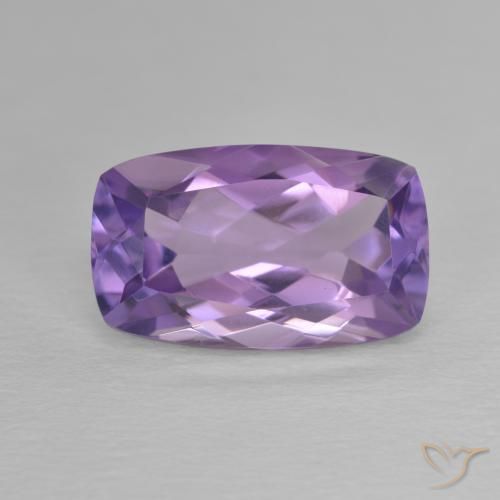Ametista Viola medio naturale da 6.12 ct, Cuscino, VVS