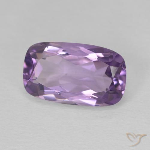 Ametista Deep Iris Violetta naturale da 5.83 ct, Cuscino, VVS