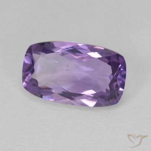 Ametista Viola medio naturale da 5.86 ct, Cuscino, VVS