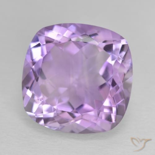 Ametista Iris Violetta naturale da 12.80 ct, Cuscino, VVS