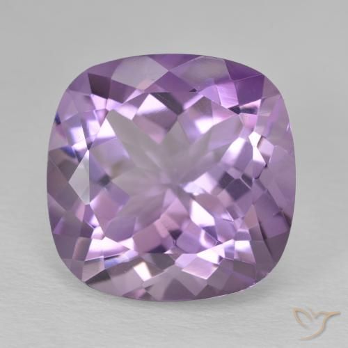 12.55ct Naturale Viola scuro Ametista, Cuscino, VVS