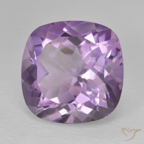 Ametista Viola scuro naturale da 12.55 ct, Cuscino, VVS