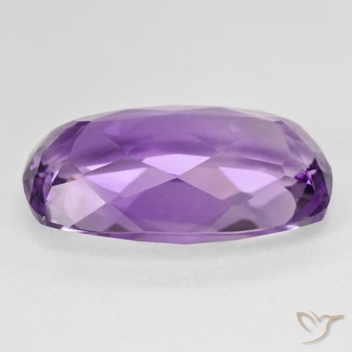 Ametista Viola Intenso naturale da 19.68 ct, Cuscino, VVS-VS