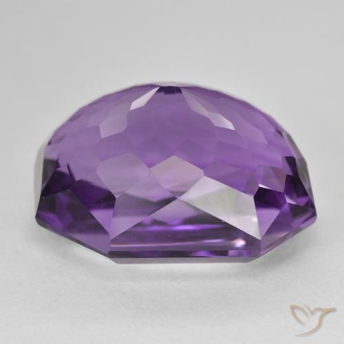 Ametista violaceo naturale da 26.95 ct, Ottagonale / Taglio smeraldo, VVS
