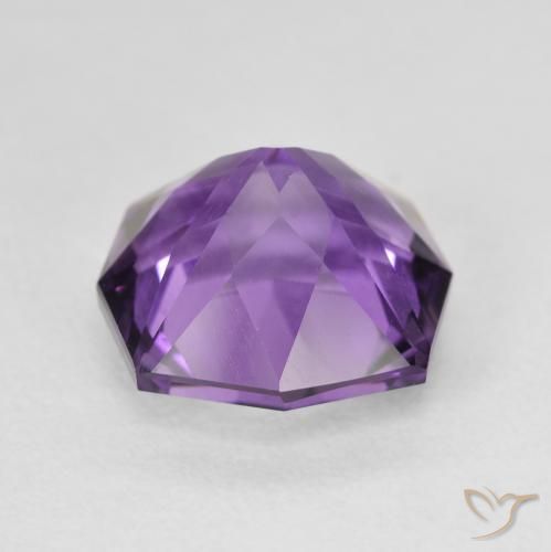 Ametista violaceo naturale da 5.38 ct, Taglio a fantasia, VVS