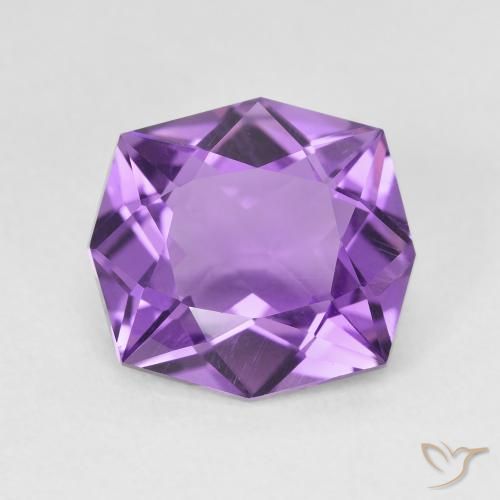 4.33ct Naturale Viola violaceo medio Ametista, Taglio a fantasia, VVS-VS