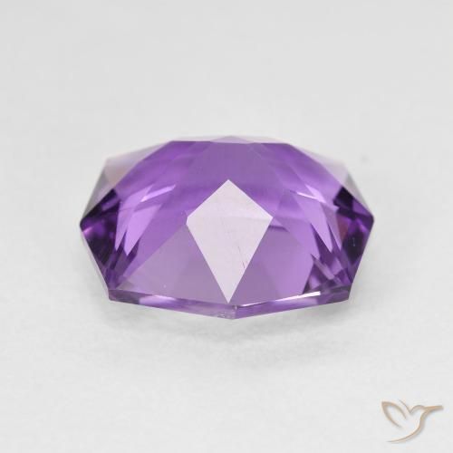 Ametista Viola violaceo medio naturale da 4.33 ct, Taglio a fantasia, VVS-VS