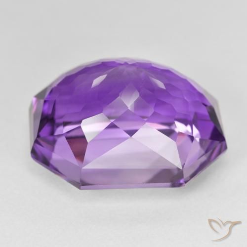Ametista Viola medio naturale da 26.45 ct, Ottagonale / Taglio smeraldo, VS