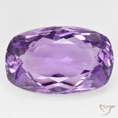 32.52ct Naturale viola vivido Ametista, Cuscino, VVS-VS