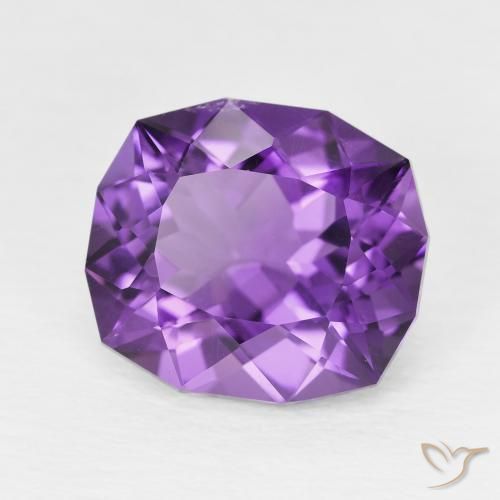 Ametista Viola Intenso naturale da 6.08 ct, Taglio a fantasia, VS