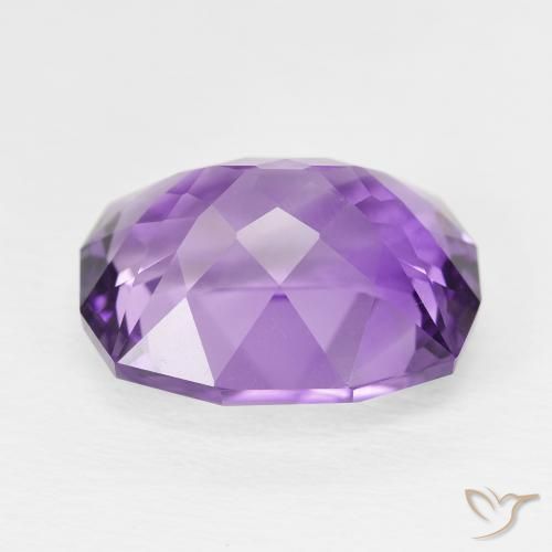 Ametista Viola violaceo intenso naturale da 8.84 ct, Taglio a fantasia, VVS-VS