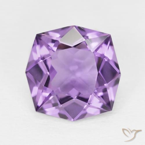 4.75ct Naturale Viola violaceo medio Ametista, Taglio a fantasia, VS