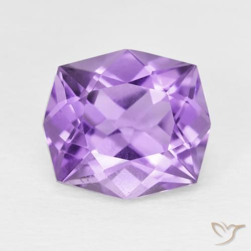 5.14ct Naturale Viola scuro Ametista, Taglio a fantasia, VS