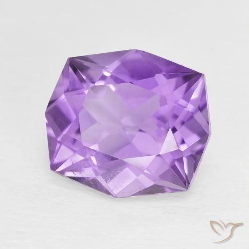 Ametista Viola scuro naturale da 5.14 ct, Taglio a fantasia, VS