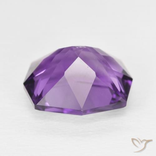 Ametista viola vivido naturale da 4.78 ct, Taglio a fantasia, VS