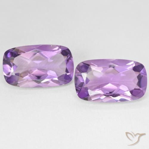 10.79ctw Naturale Medium Light Purplish-Violet Ametista, Cuscino, VS