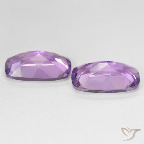 Gemme di Ametista Medium Light Purplish-Violet naturale da 10.79 ct, Cuscino, VS