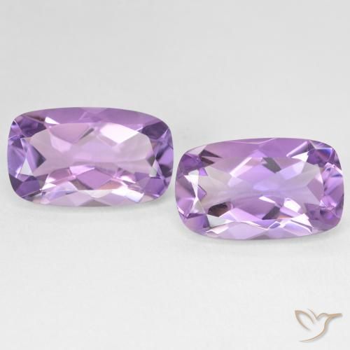 10.83ctw Naturale Medium Light Purplish-Violet Ametista, Cuscino, VS