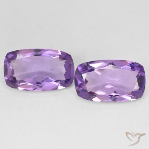 10.04ctw Naturale Medium Light Purplish-Violet Ametista, Cuscino, VS