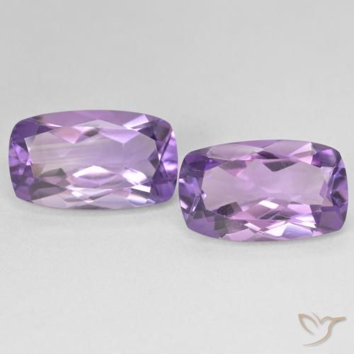 11.30ctw Naturale Medium Light Purplish-Violet Ametista, Cuscino, VS