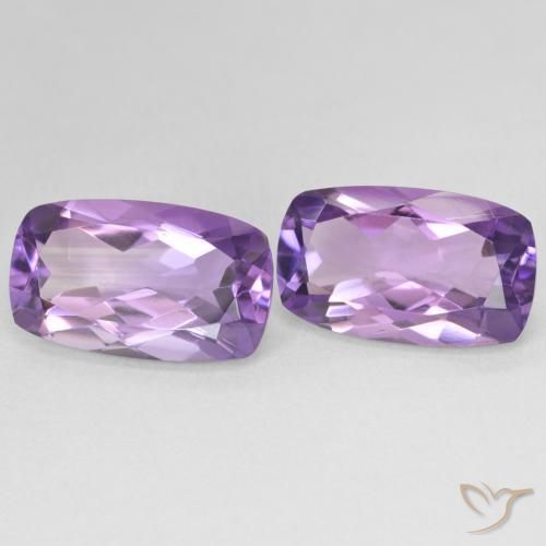 Gemme di Ametista Medium Light Purplish-Violet naturale da 11.30 ct, Cuscino, VS