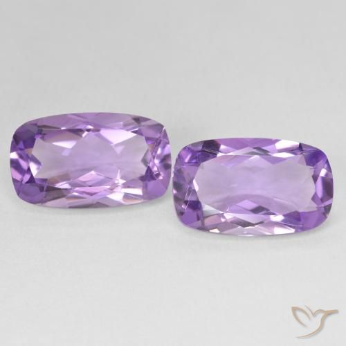 11.23ctw Naturale Medium Light Purplish-Violet Ametista, Cuscino, VVS-VS