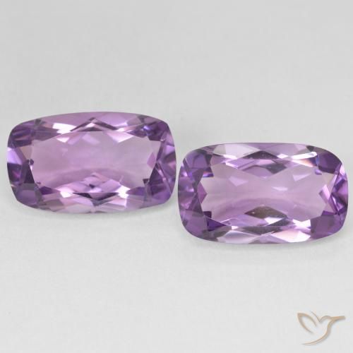 11.30ctw Naturale Medium Light Purplish-Violet Ametista, Cuscino, VVS