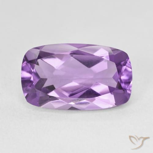 5.66ct Naturale Viola chiaro-medio Ametista, Cuscino, VVS