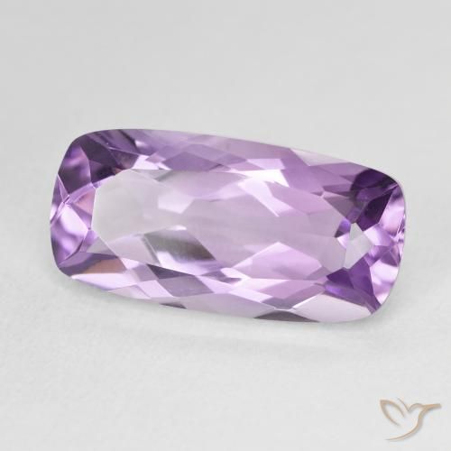 Ametista Viola chiaro-medio naturale da 7.55 ct, Cuscino, VVS