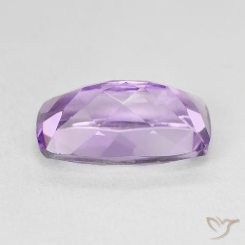 Ametista Viola chiaro-medio naturale da 6.41 ct, Cuscino, VVS
