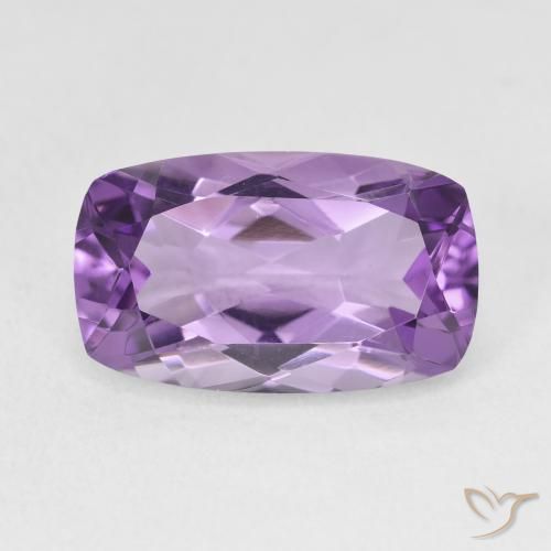 5.85ct Naturale Viola chiaro-medio Ametista, Cuscino, VVS