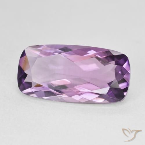 Ametista Viola chiaro-medio naturale da 6.91 ct, Cuscino, VVS